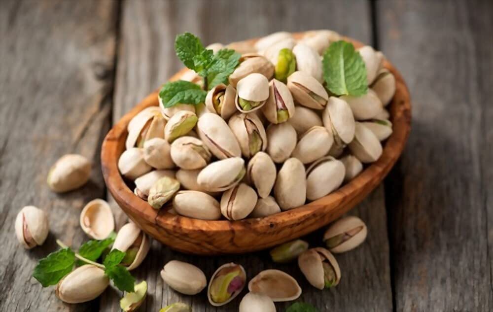 GreenFinity Fresh Whole Roasted Salted Pistachios - 500g (Pack of 2)